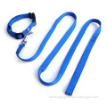 Nylon dog collar and leash, pet collar and lead